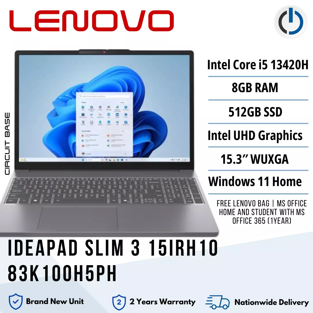 Lenovo IdeaPad Slim 3 15IRH10 83K100H5PH (8GB RAM)