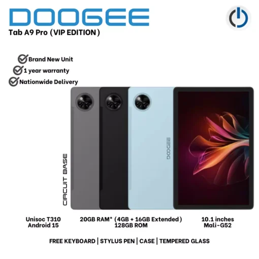 Doogee Tab A9 Pro - VIP EDITION 20(4GB + 16GB Extended) +128GB