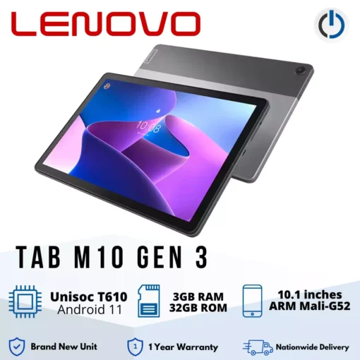 Lenovo Tab M10 Gen 3 (3+32) – Storm Grey