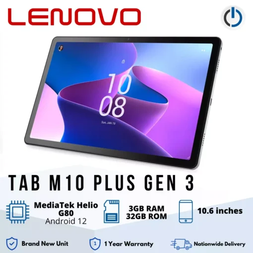 Lenovo Tab M10 PLUS Gen 3 (3+32) – Storm Grey
