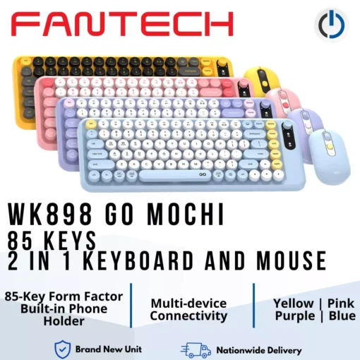 Fantech WK898 Go Mochi 85 Keys 2 in 1 Keyboard and Mouse
