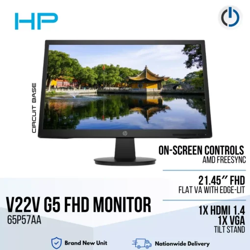 HP V22v G5 FHD MONITOR 65P57AA