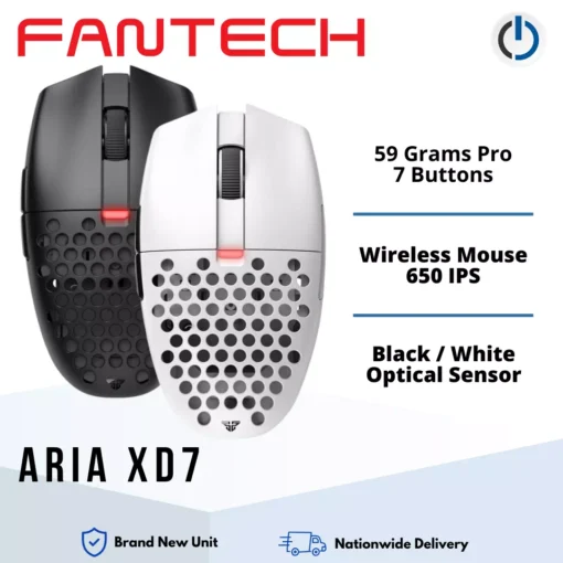 FANTECH Aria XD7 59 Grams Pro Wireless Mouse