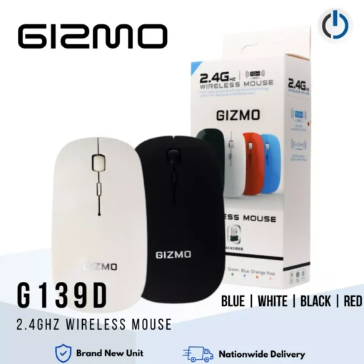 Gizmo Wireless G139D Mouse 2.4ghz
