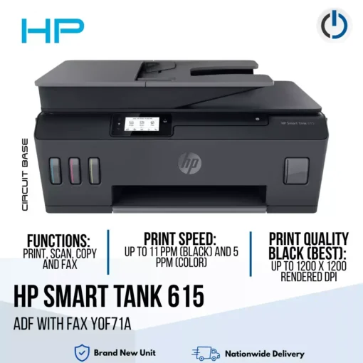 HP Smart Tank 615 ADF With Fax Y0F71A