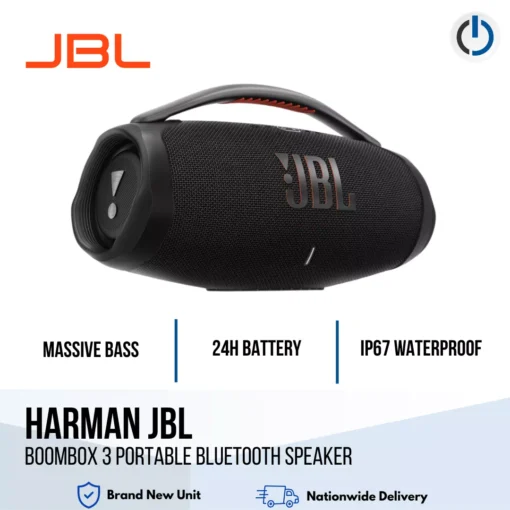 Harman JBL Boombox 3 Portable Bluetooth Speaker