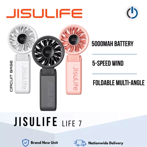 JisuLife Handheld Fan Life 7 5000mAh