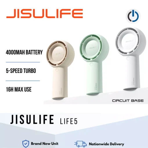 JisuLife Handheld Fan Life5 Plus 4000mAh