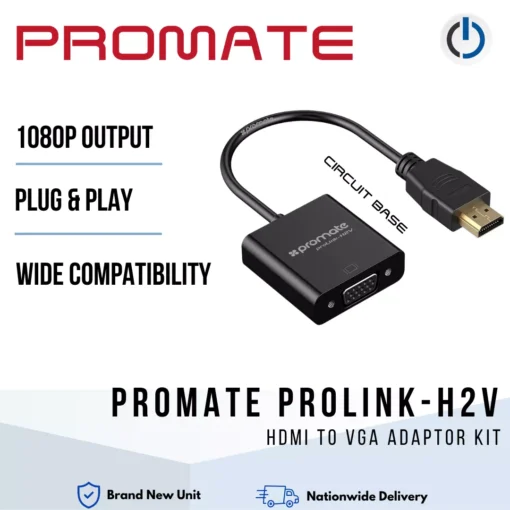 PROMATE PROLINK-H2V HDMI to VGA Adaptor Kit