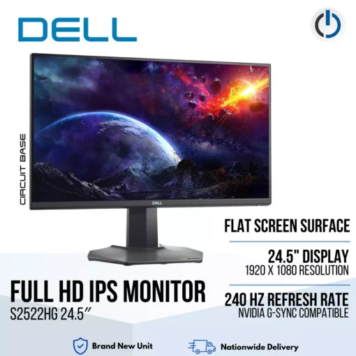 DELL S2522HG 24.5″ Full HD IPS Monitor