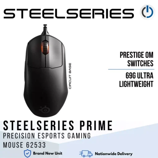 Steelseries Prime Precision Esports Gaming Mouse 62533