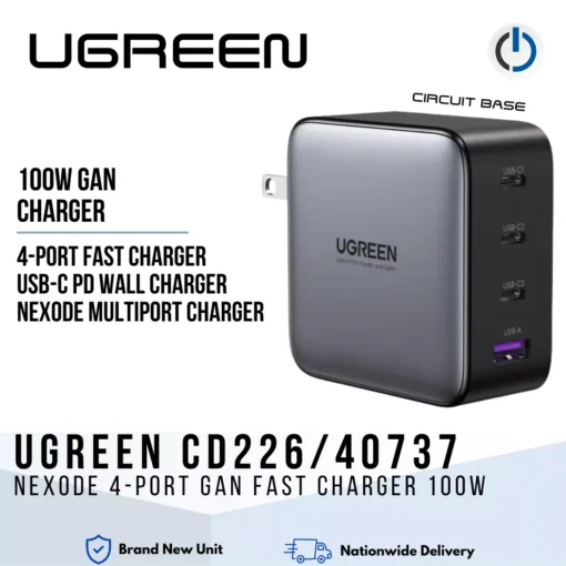 UGREEN CD226/40737 Nexode 4-Port GaN Fast Charger 100W