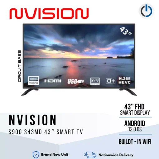 Nvision S900 S43MD 43″ Smart TV Android 12.0
