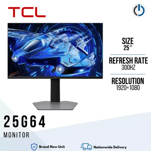 TCL 25G64 25″ 1920×1080 300hz Monitor