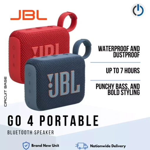 JBL Go 4 Portable Bluetooth Speaker