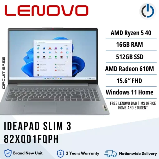 Lenovo Ideapad Slim 3 15AMN8 82XQ01FQPH