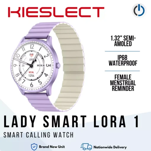 Kieslect Lady Smart Calling Watch Lora 1 - Purple