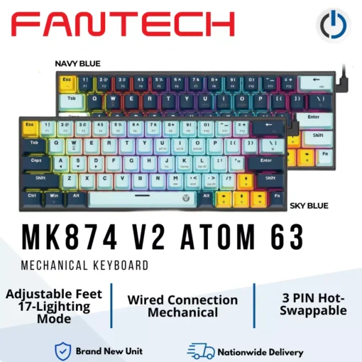 Fantech MK874 V2 Atom 63 Mechanical Keyboard