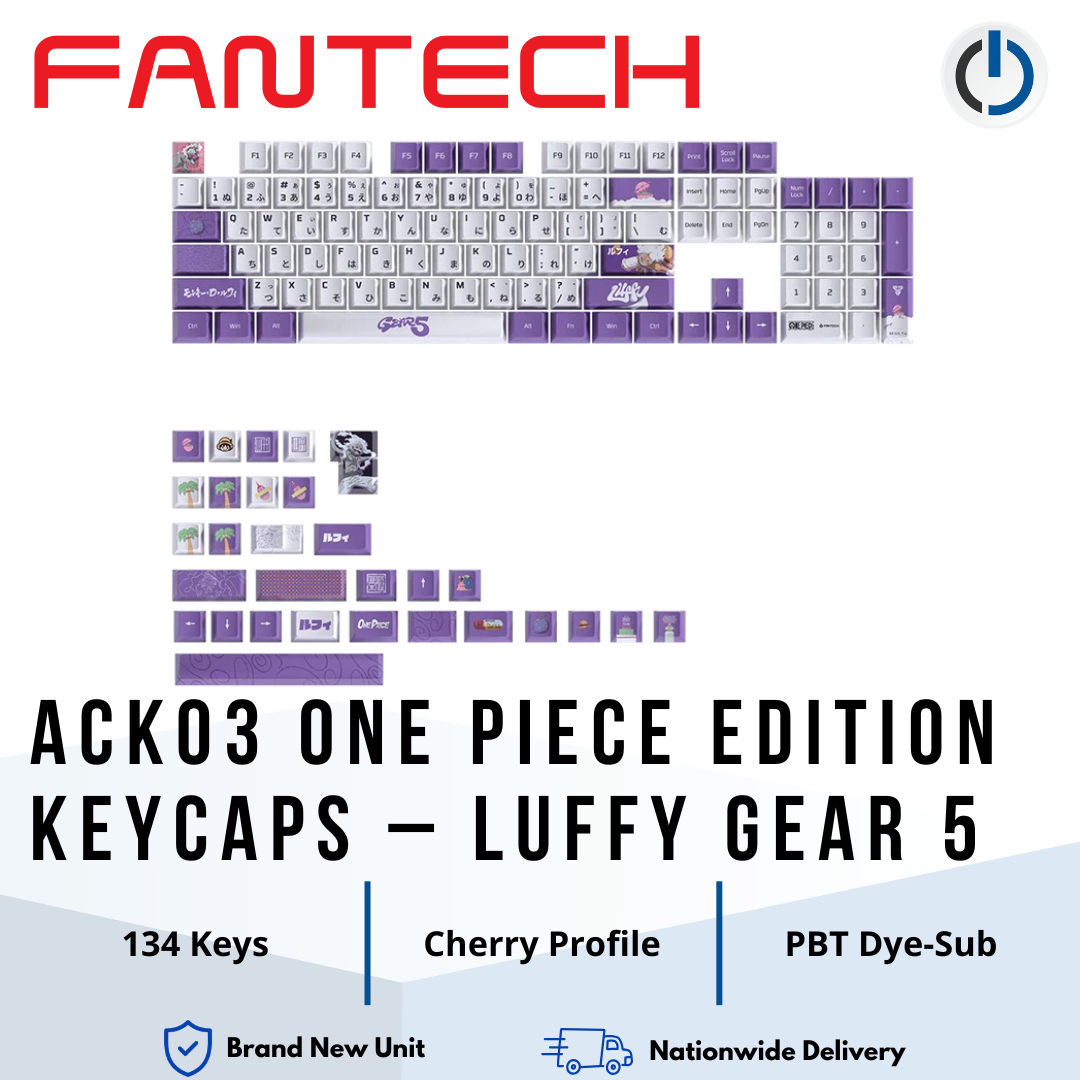 FANTECH ACK03 One Piece Edition Keycaps - Luffy Gear 5